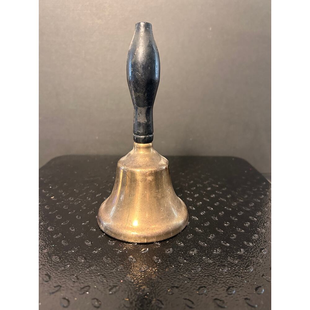 vintage brass hand bell